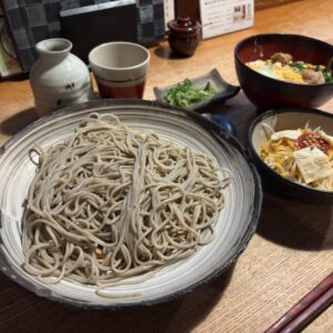 京都でいただいたお蕎麦